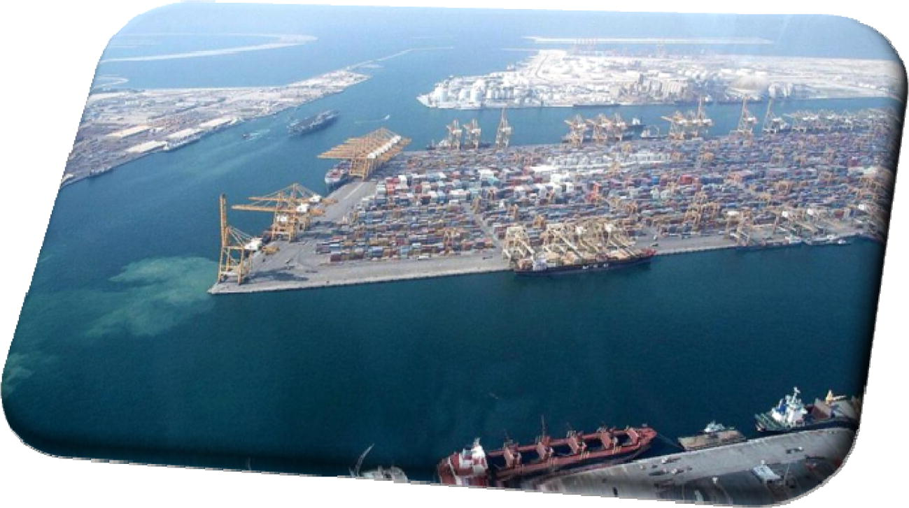 Jebel Ali port of Dubai.