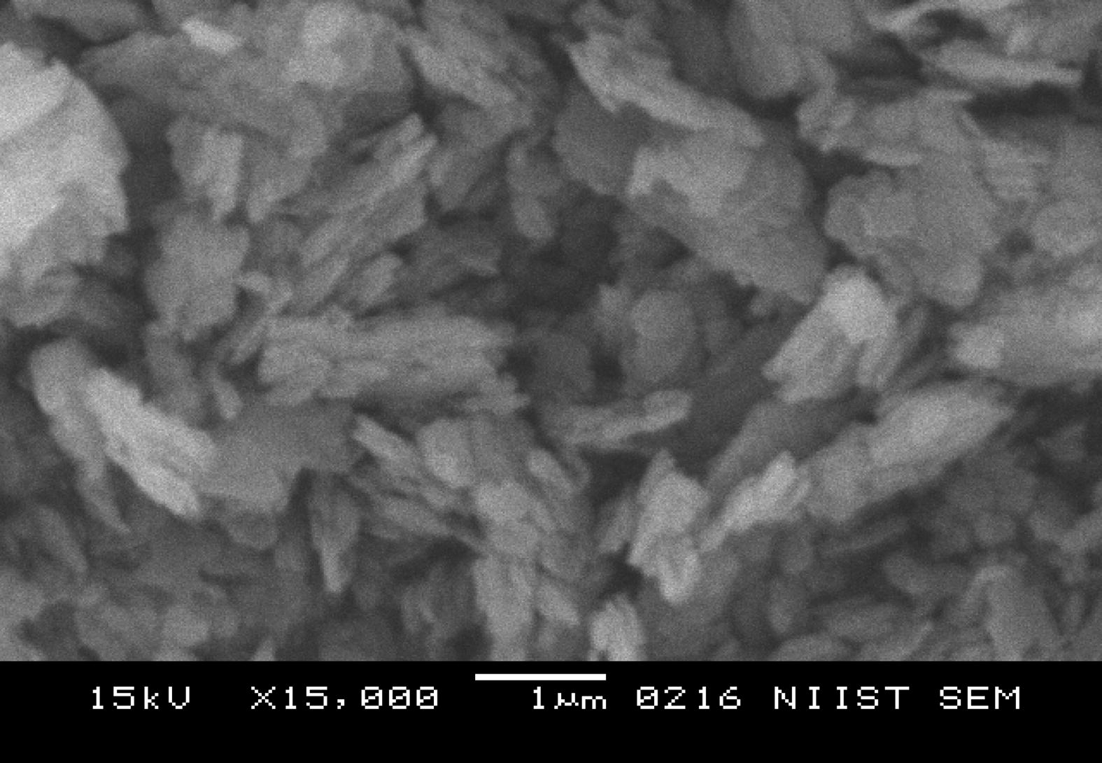 SRSO treated Kaolin at a magnification of ×15,000.