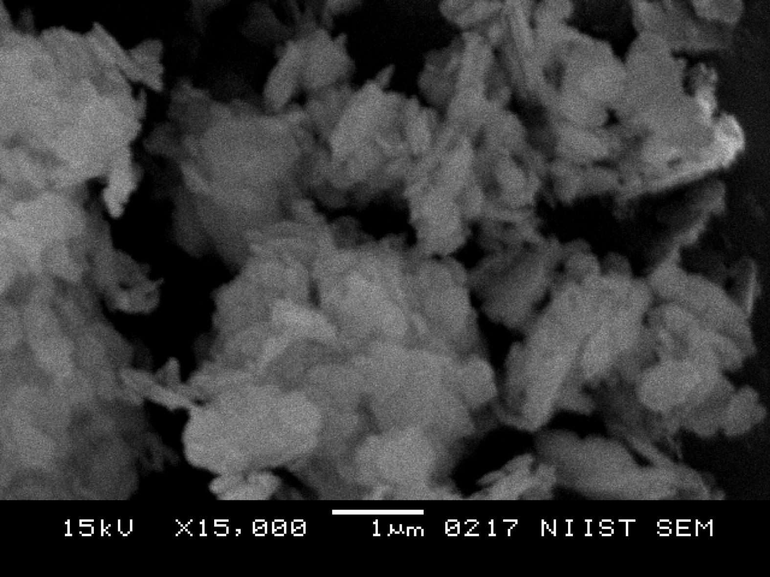 STSO treated Kaolin at a magnification of ×15,000.