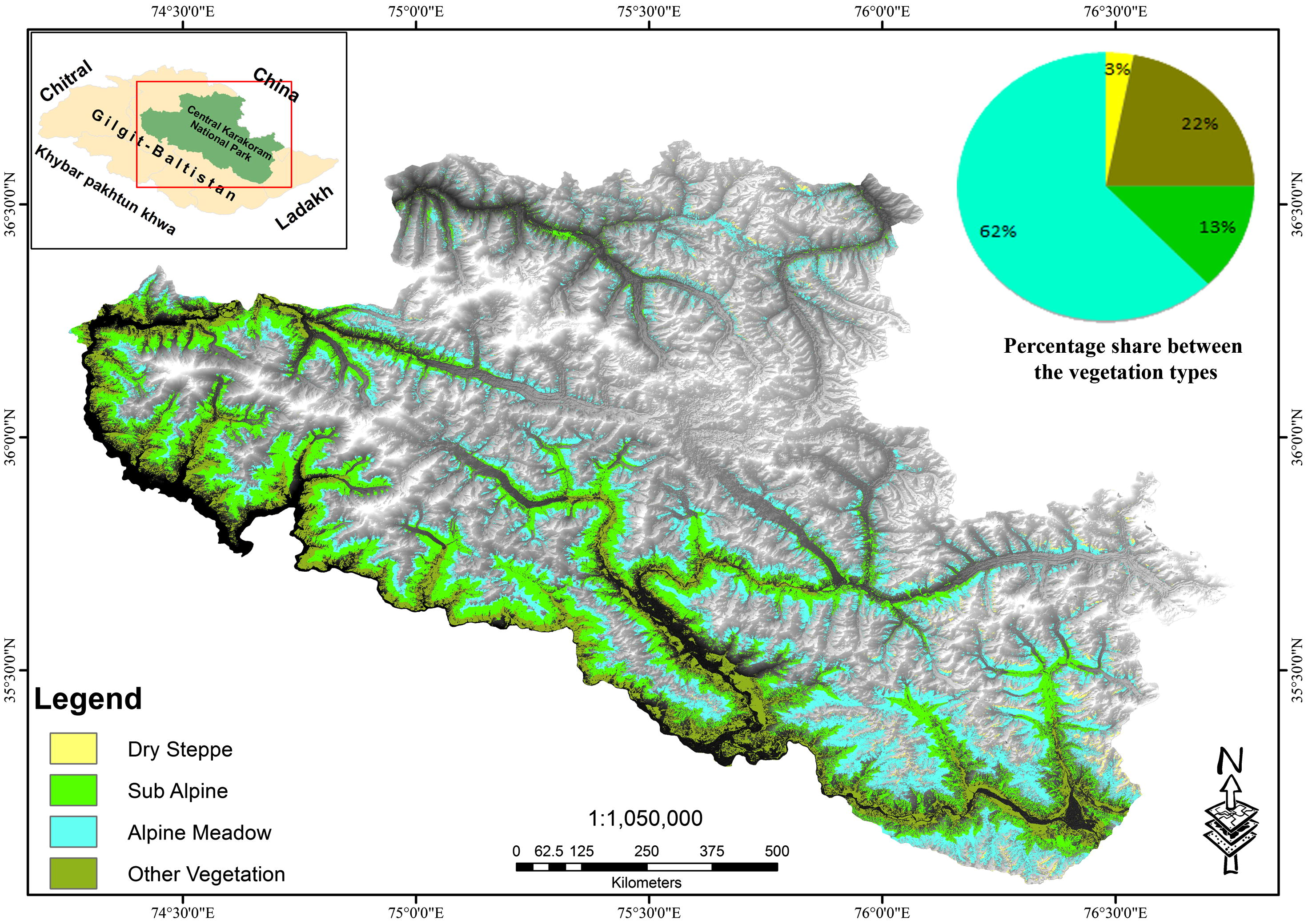 Range resource distribution in CKNP.