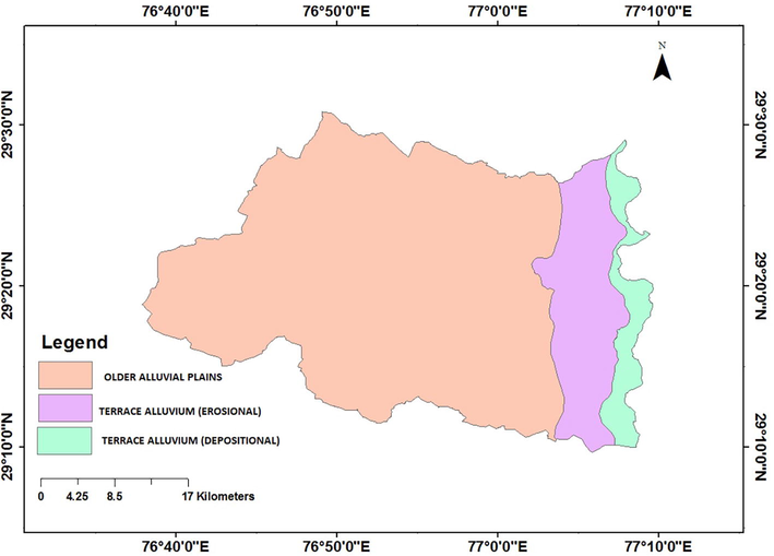 Geology of district Panipat Haryana, India (taken from CGWB).
