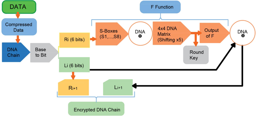 Flowchart of the encryption process.