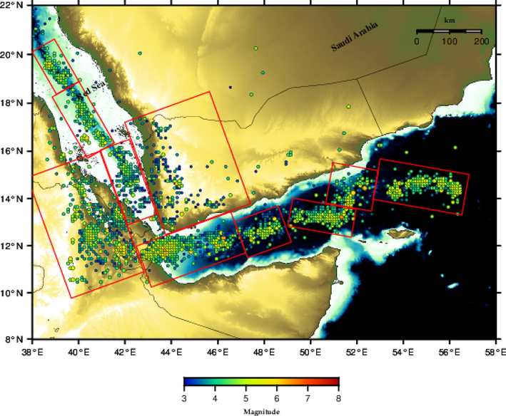 A total number of ten active seismogenic zones delineated in the current study.