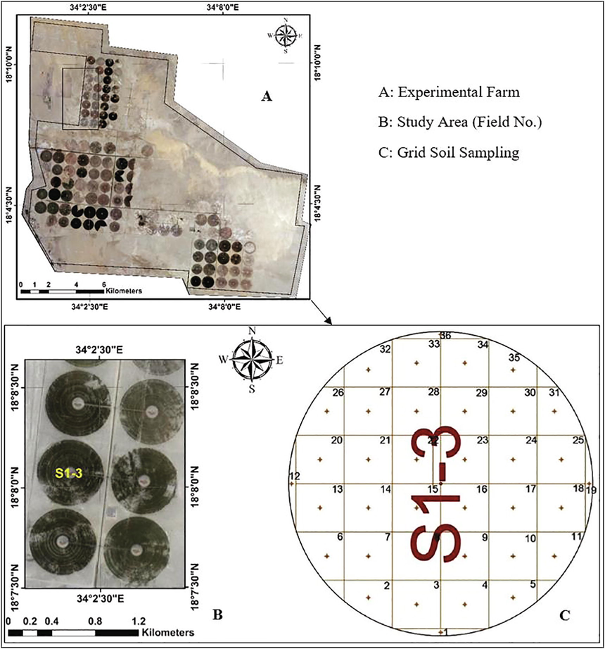 Location map of the experimental site.