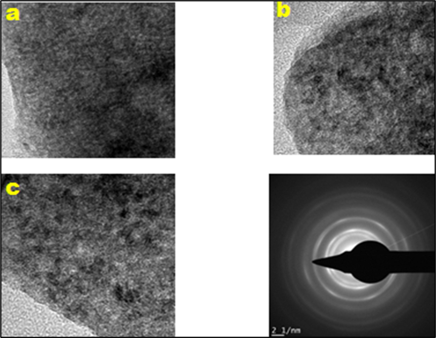 TEM picture of Ag NPs synthesized from (a) Basella alba, (b) Tabernaemontana divaricata and (c) Allium fistulosum extract.