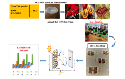 Fabrication and Characterization of derivatives based DSSCs.