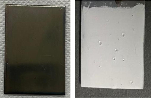 Stainless Steel dimension before and after coated with hydroxyapatite.