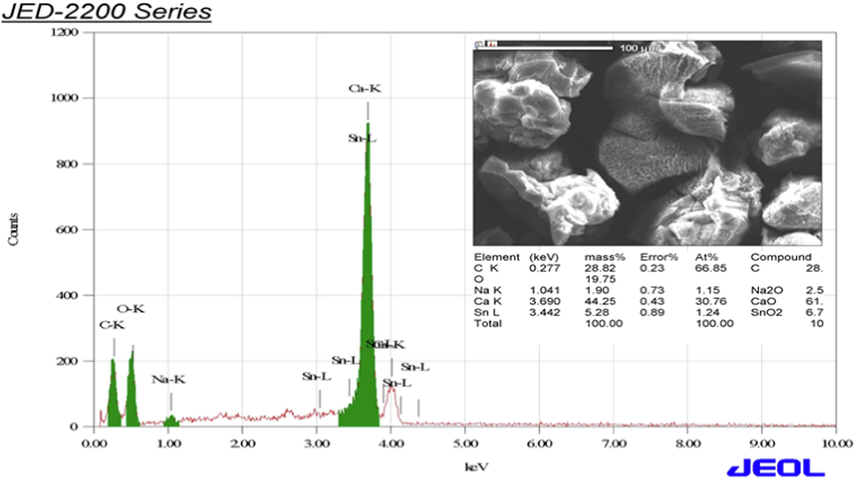 EDX image of CRNPs.