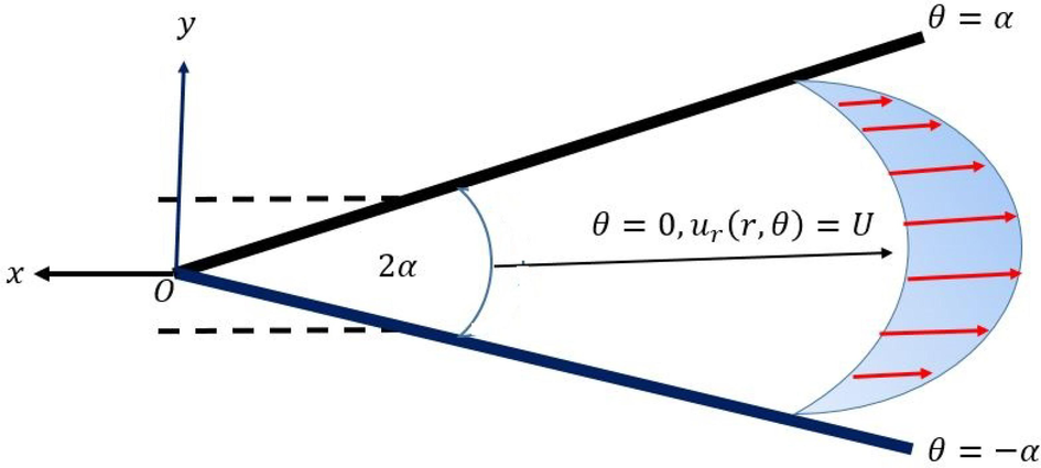 Geometrical description and flow orientation.