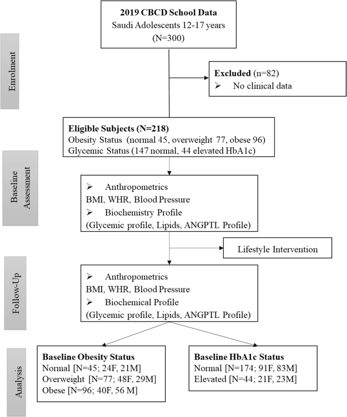 Flowchart of study participants.