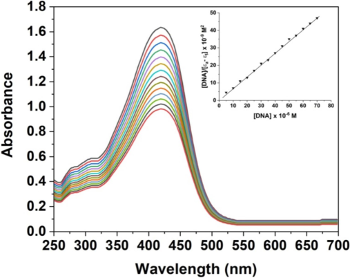 UV–Vis spectrum of the synthesized AgNPs.